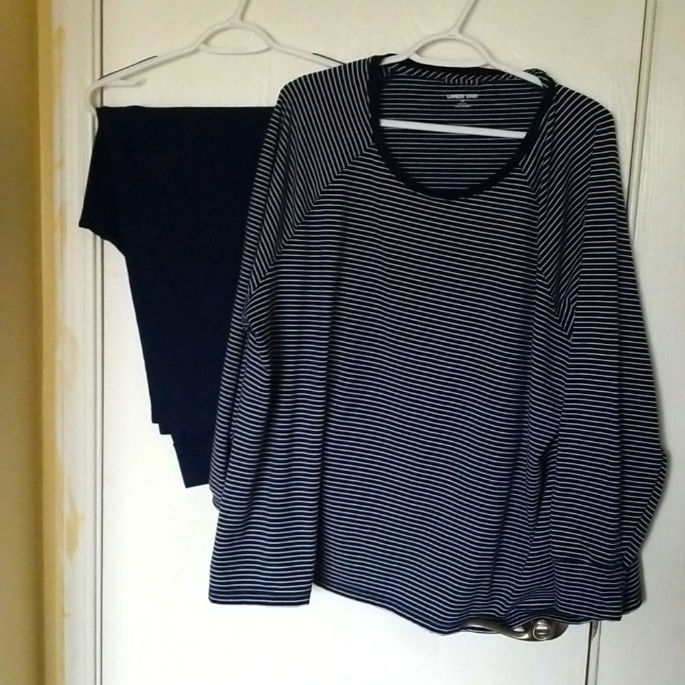 Landsend blue and white loungewear